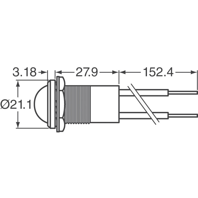 6572704103F Dialight  Indicatori del pannello Spie luminose